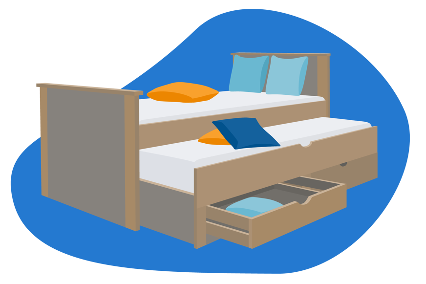 trundle bed with storage